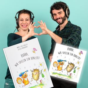 Bundle: Buch + Hörspiel Download: Hurra, wir spielen ein Konzert [Digital]