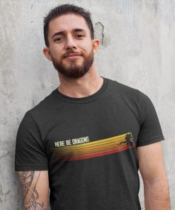 Here-be-dragons t-shirt