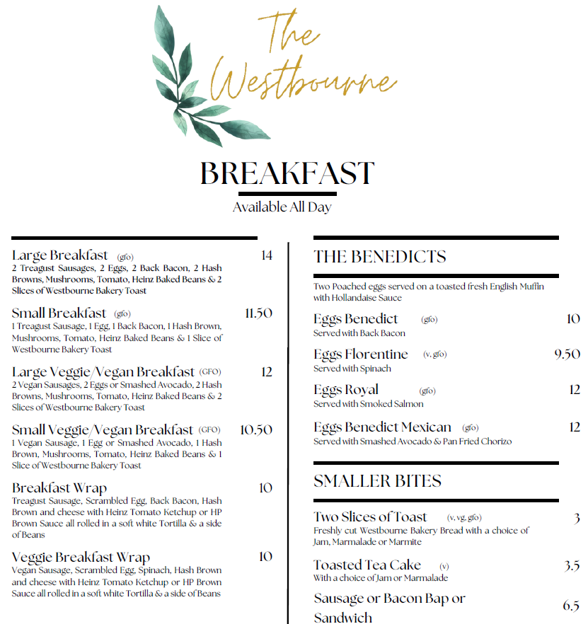 Menu Preview