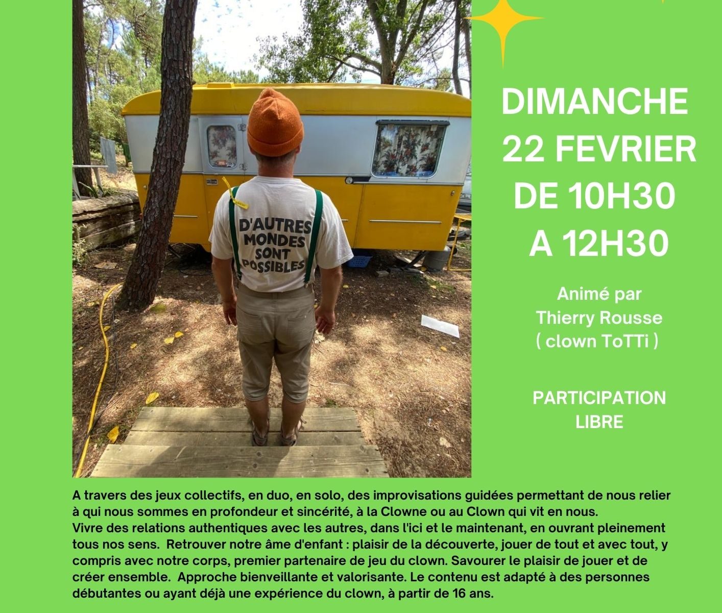 Atelier Clown contemporain La Cocotte Solidaire, Nantes