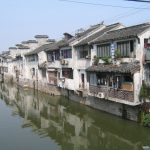 Huizen in Suzhou nabij Shanghai