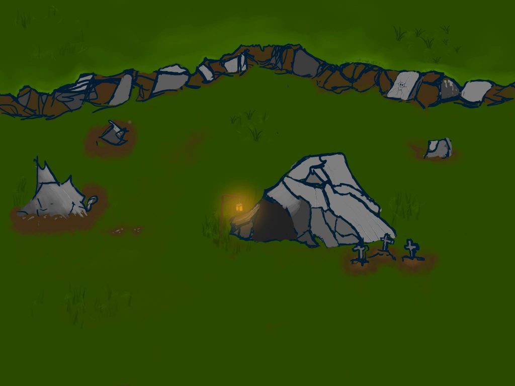 Speed painting game concept