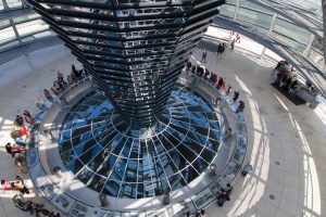 Glass Dome Architecture Of The German Parliament 'Reichstag' in Berlin