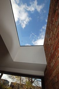 Frameless skylight