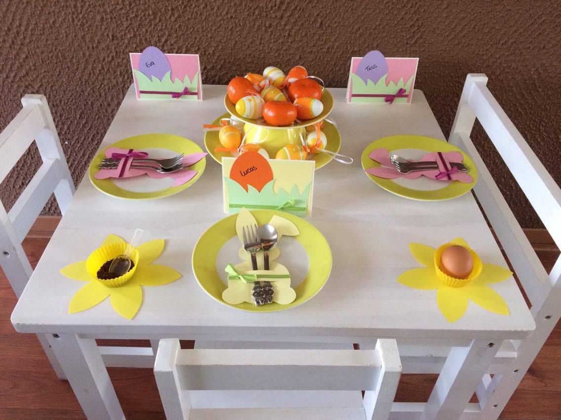 DIY-een gezellige tafel voor de paasbrunch..