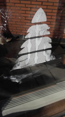 Sneeuwspray verwijderen