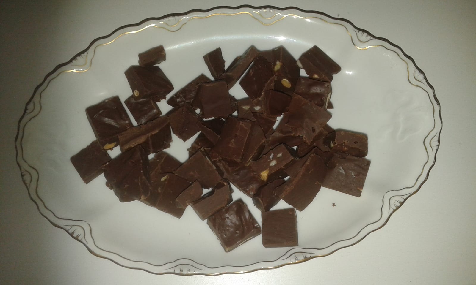 Zelfgemaakte fudge