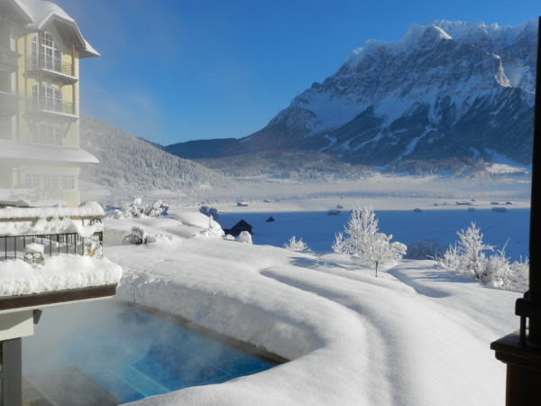 Zwemmen in de sneeuw