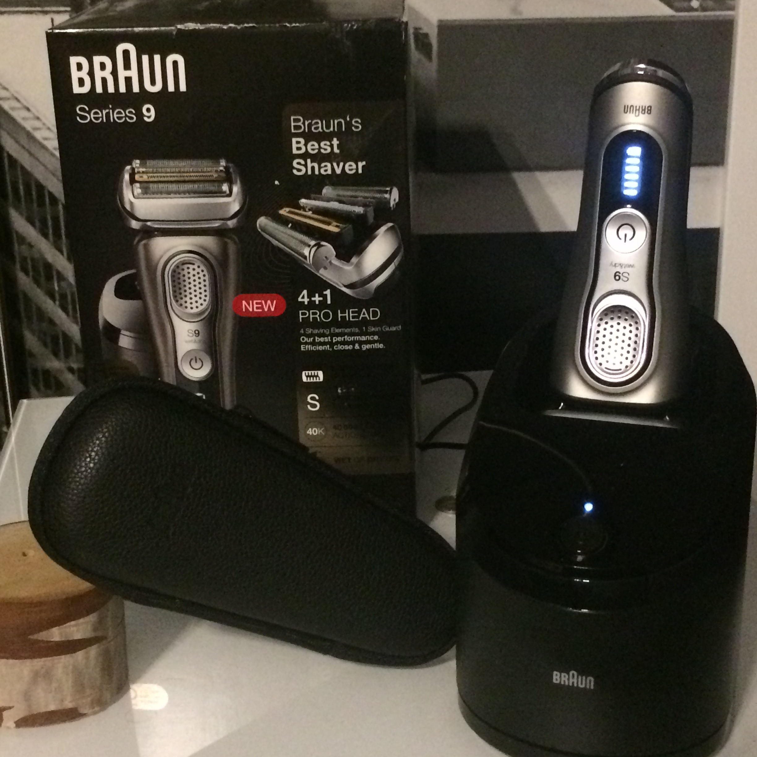 Braun Series 9 9385CC Graphite, Super Deluxe scheren voor de heren