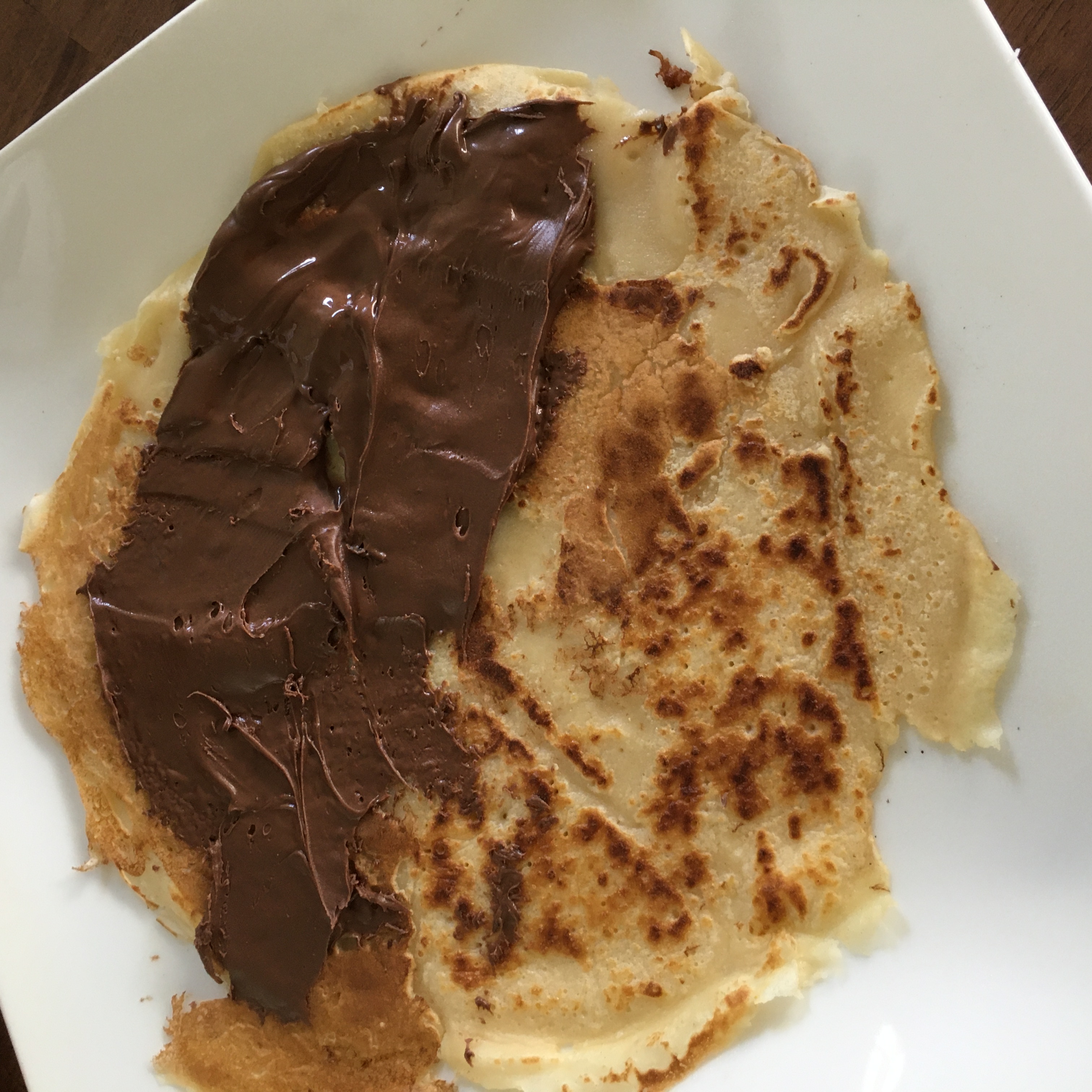 Pannenkoek met Nutella