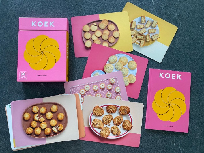 30 receptkaarten - koek.