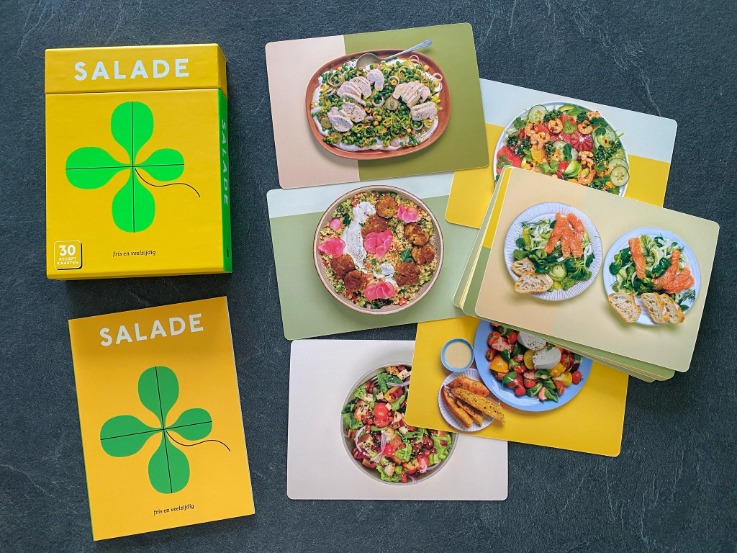 30 receptkaarten - salade