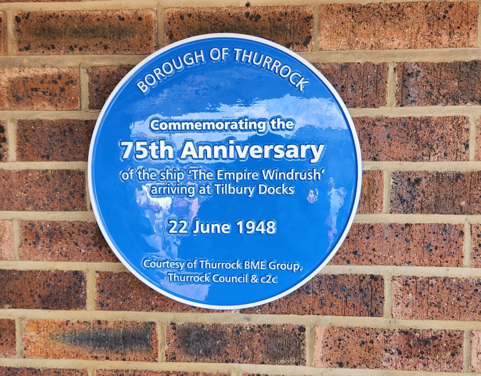 Windrush plaque