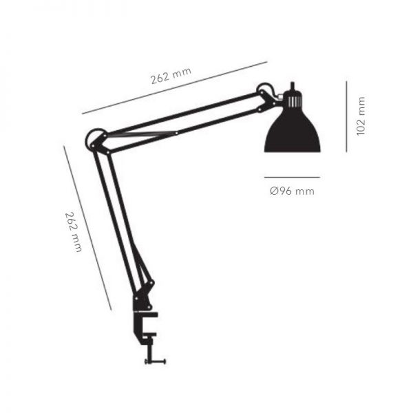 Nordic Living Archi T1 Junior Bordlampe