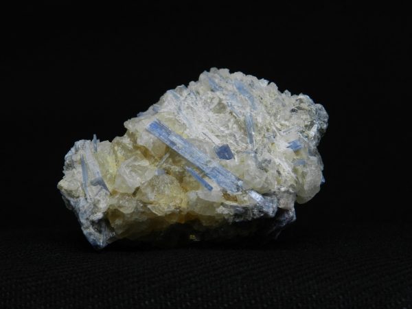 Detailed image of formations within Blue Kyanite crystal