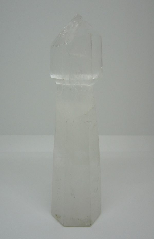 Wand shaped quartz crystal