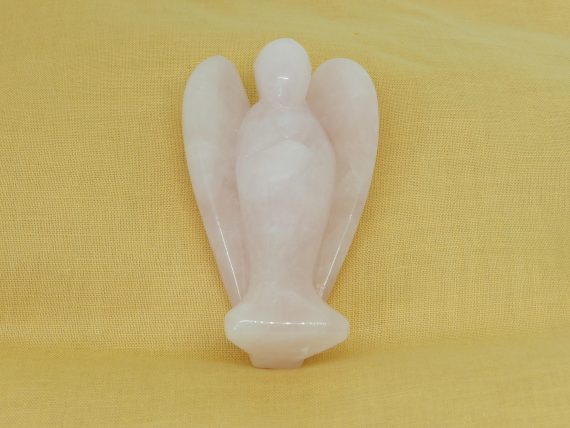 crystal rose quartz angel