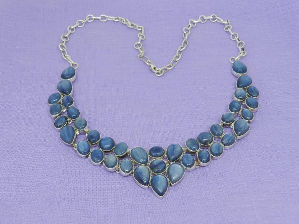 kyanite crystals necklace