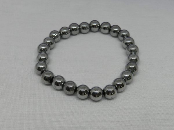 Silver Hematite Bracelet