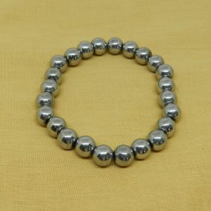 Silver Hematite Bracelet