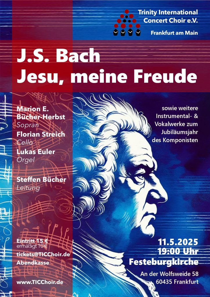 Poster Bach Mai 2025 Jesu, meine Freude