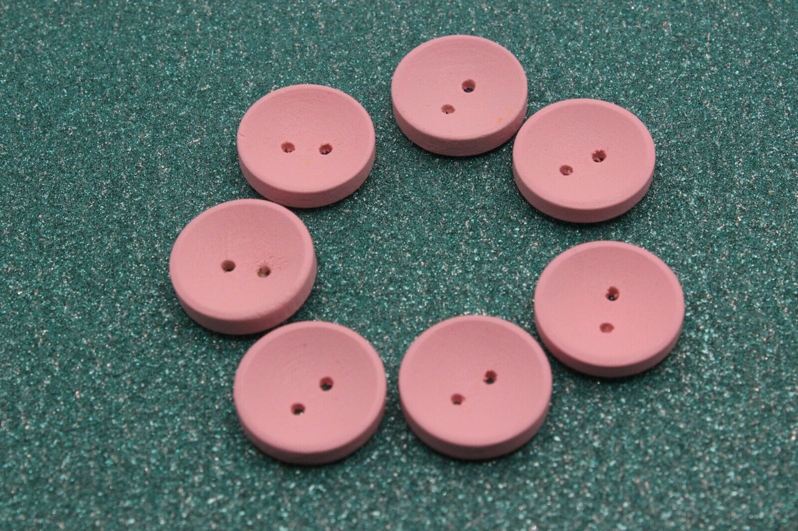 Renashed 50Pcs Mixed Color Design Wooden Buttons in Bulk for Crafts  Scrapbooking or Sewing and DIY Craft (30mm)