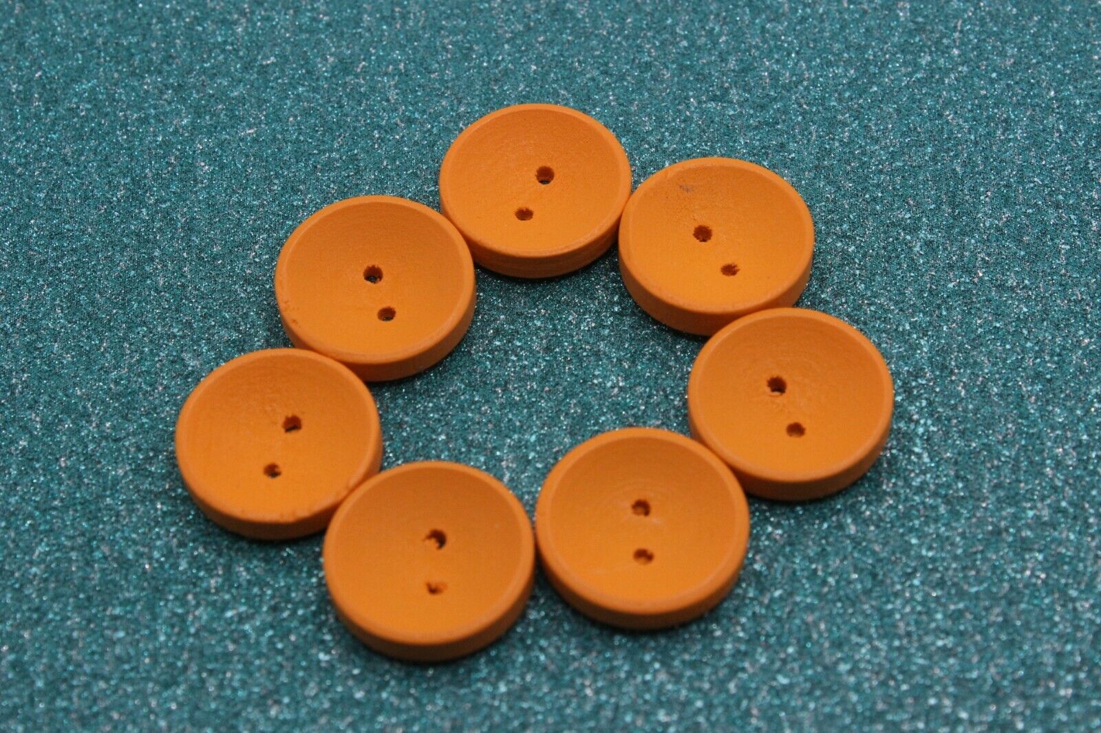 Renashed 50Pcs Mixed Color Design Wooden Buttons in Bulk for Crafts  Scrapbooking or Sewing and DIY Craft (30mm)