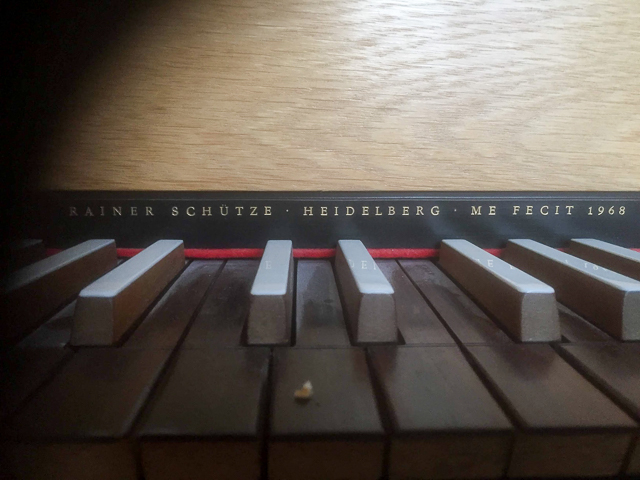 Såld cembalo – Rainer Schütze – Heidelberg, Tyskland – 1968 | Tidiga klaver  1700