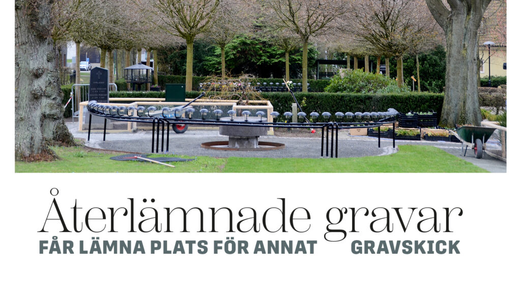 Ur senaste numret Återlämnade gravar får lämna plats för annat gravskick