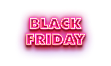 Neon light Black Friday