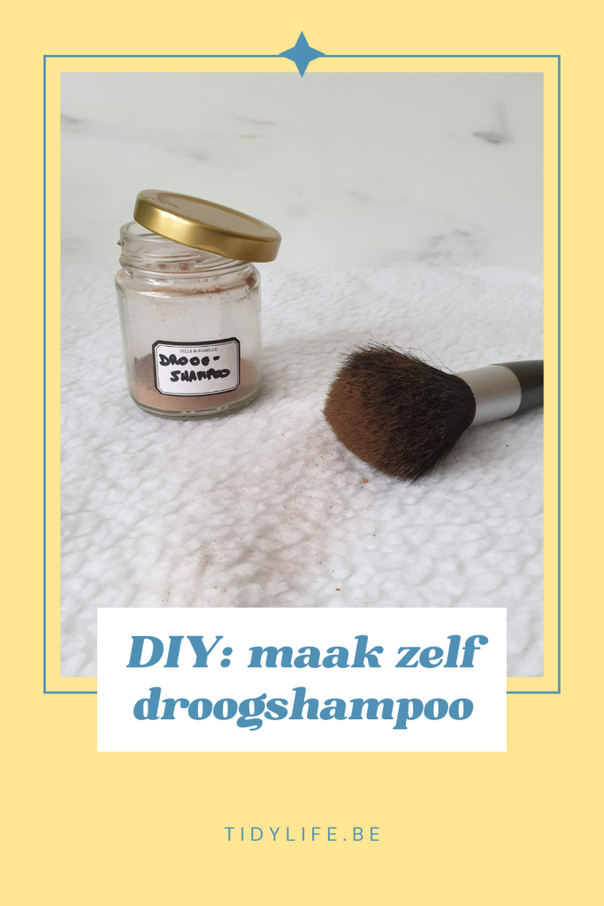 DIY zelf droogshampoo maken