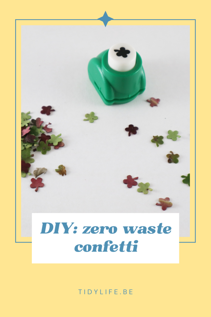DIY zero waste confetti