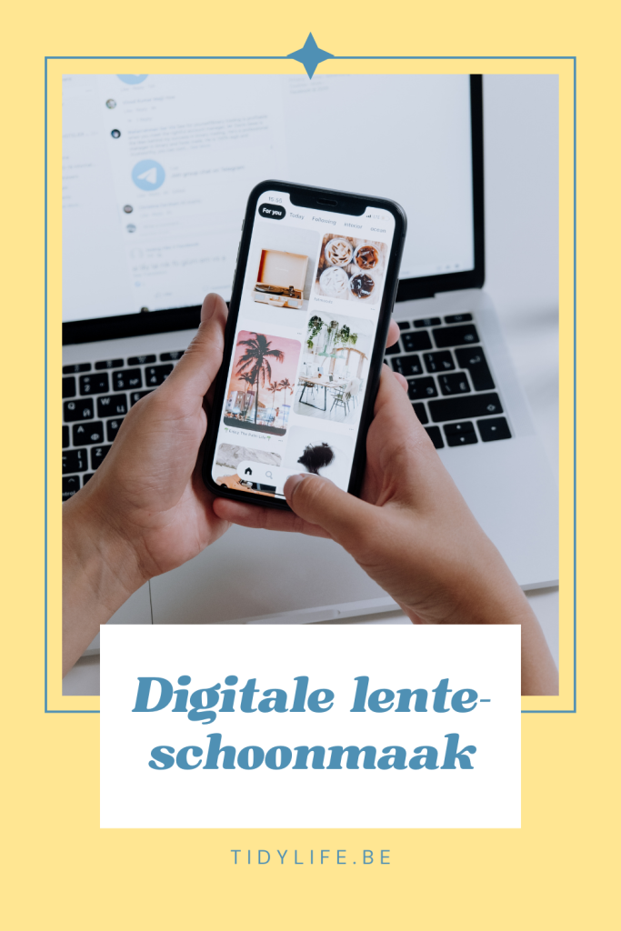 Hou ook een grote lenteschoonmaak in je laptop en smartphone met deze tips voor een digitale lenteschoonmaak.