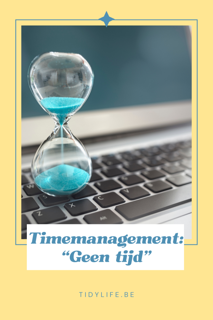 Geen tijd Een artikel over timemanagement.