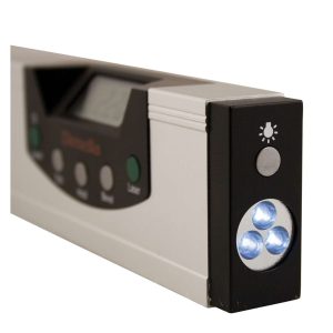 DIESELLA Digital vaterpas 230 mm/0,05Â° med +-laser- og LED lys