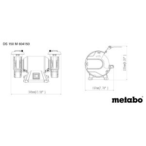 METABO Bænksliber DS 150 M