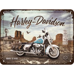 Skilt 15x20 Harley-Davidson motorcycle