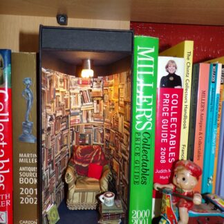 SOLD. Bookshelf art. Book Nook Diorama, Bookshelf insert. Booknook LED  lights. New design. Gothic library hallway. – Tilly Lane Treasures.