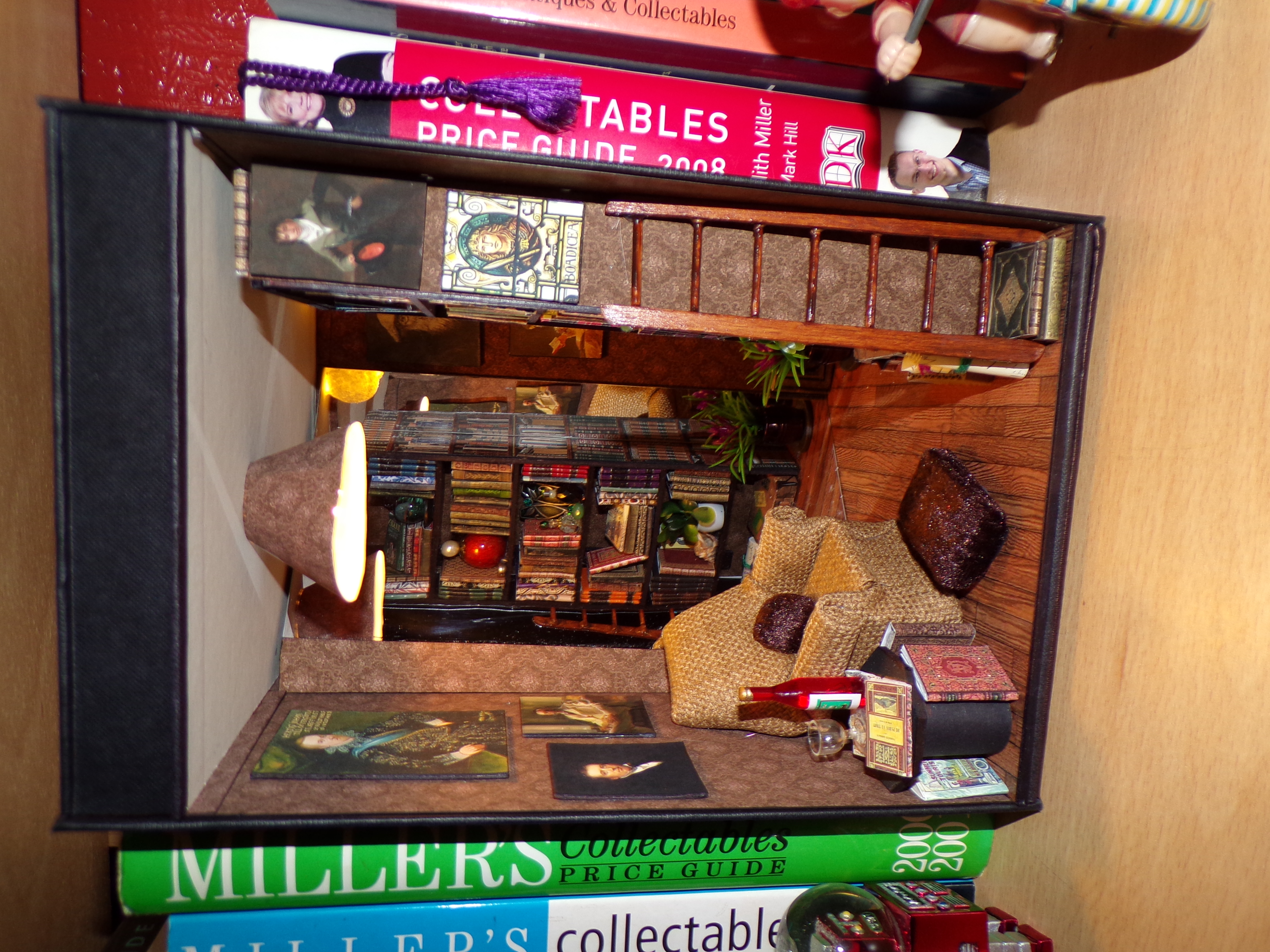 Book Nook and Miniature Furniture // The Faery