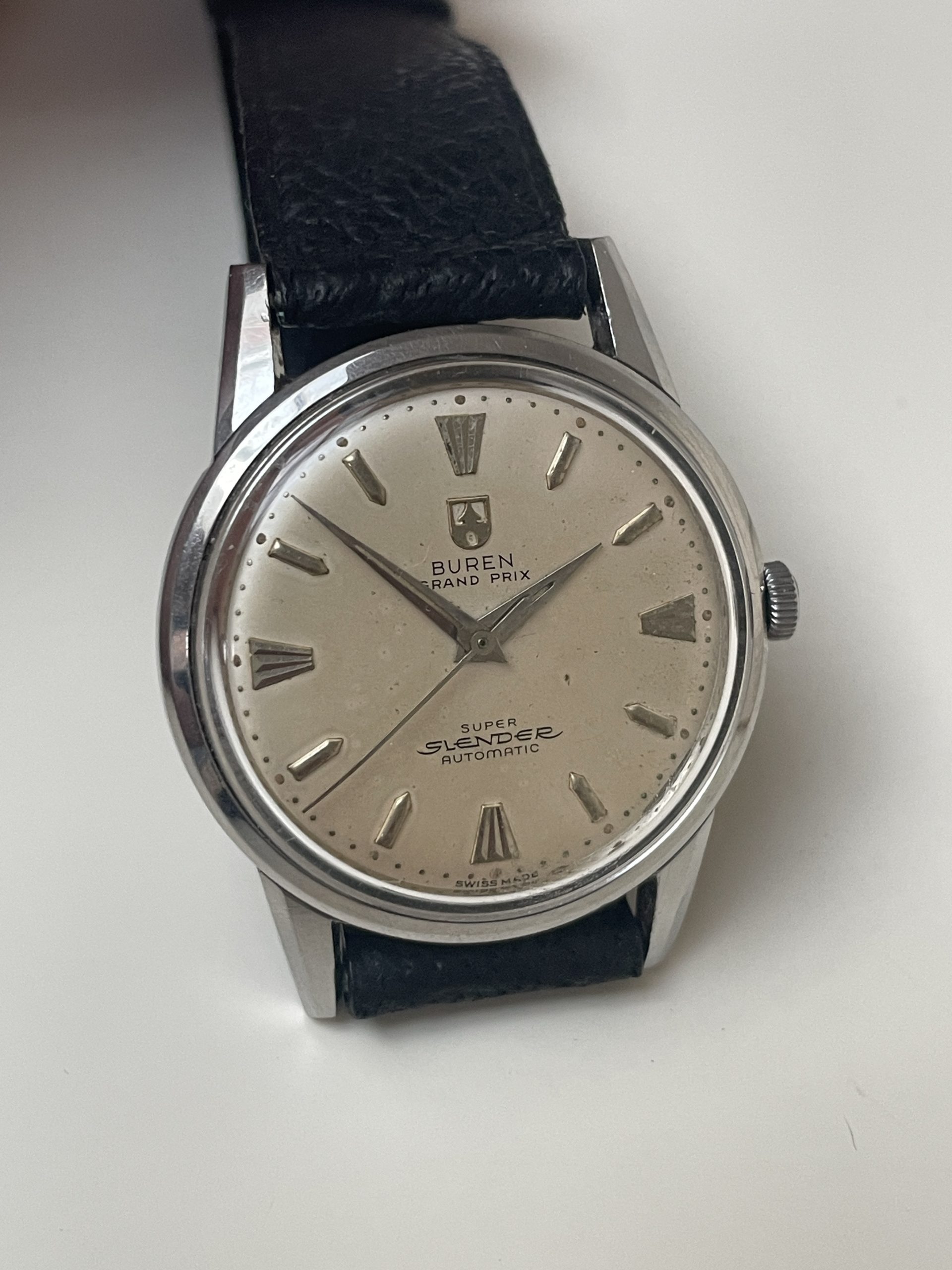 SOLD 1951 Buren Grand Prix 9k Gold - Birth Year Watches