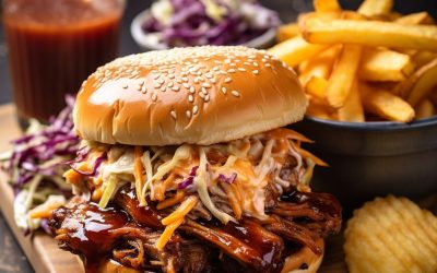 BBQ Pulled Pork Burger