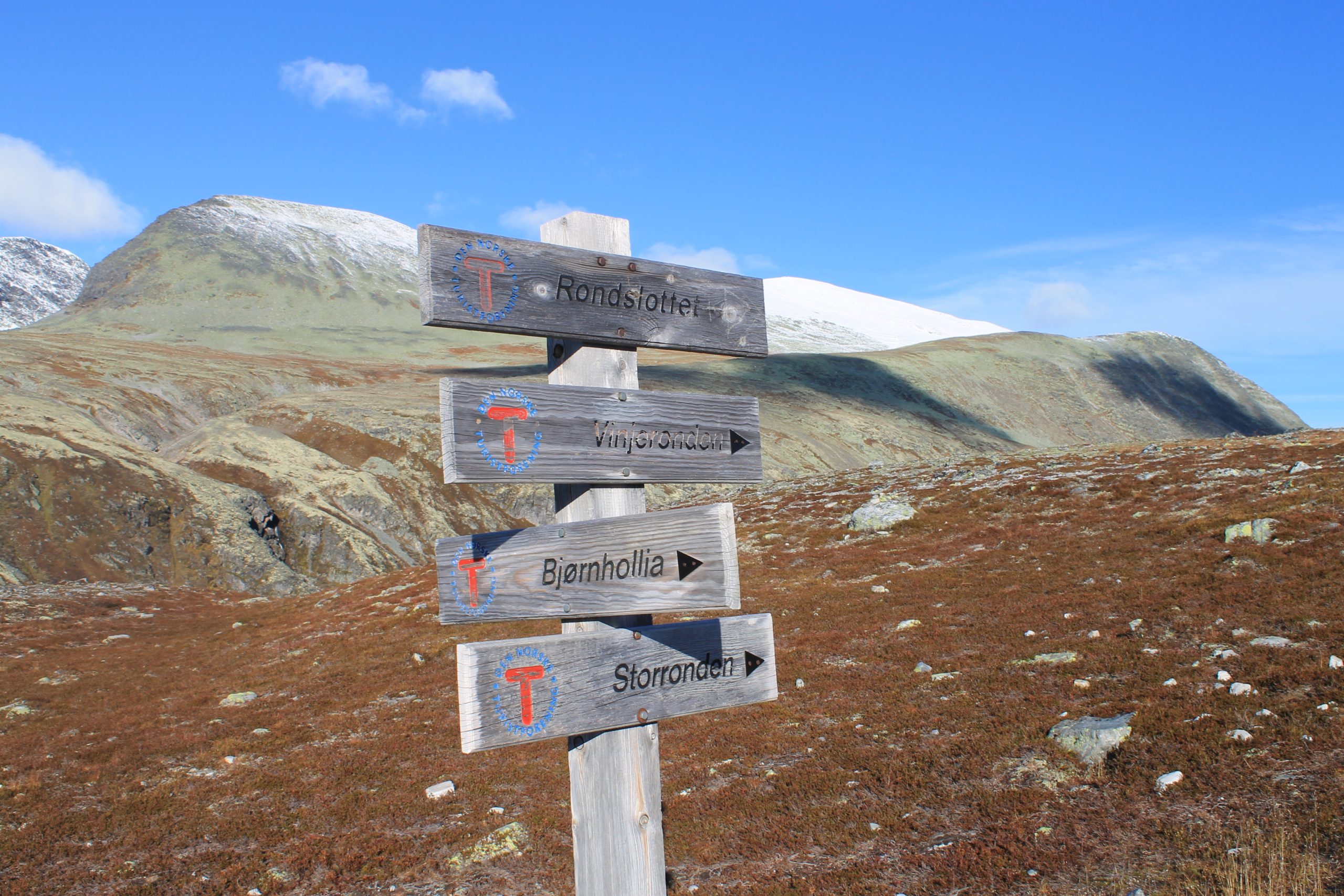Rondane er et fint område for både toppturer og hytte-til-hytte turer. Rondane