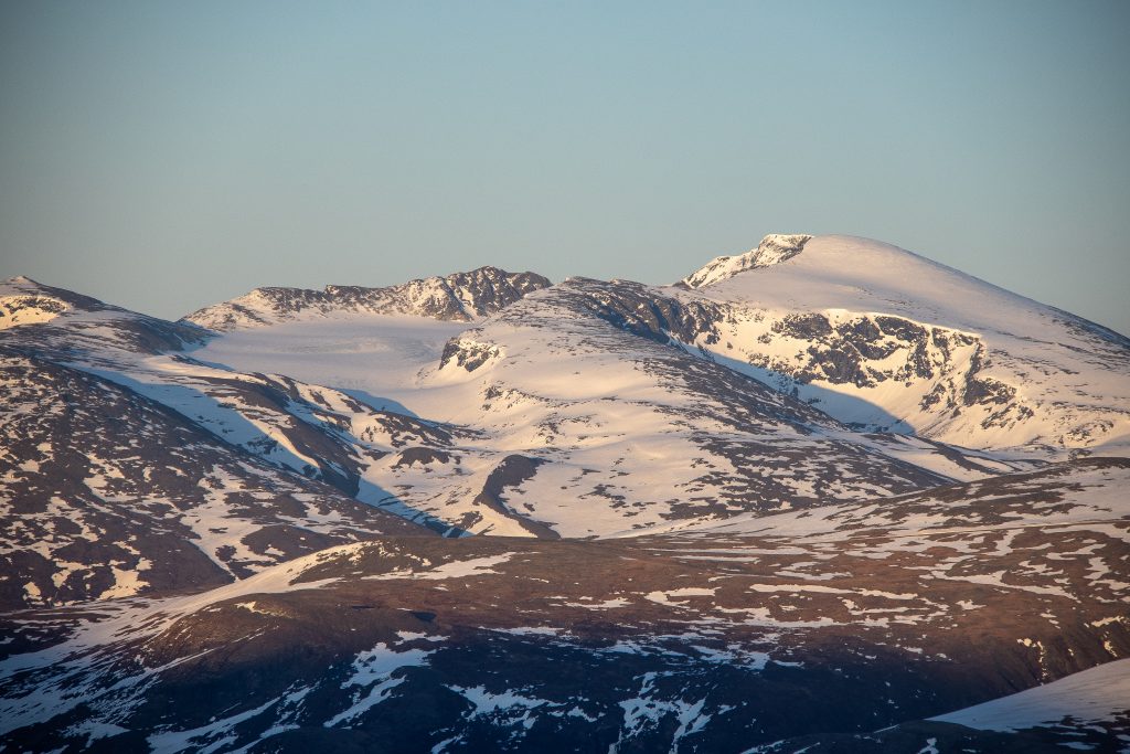 Glittertinden med Grotbrean og Trollsteineggje.