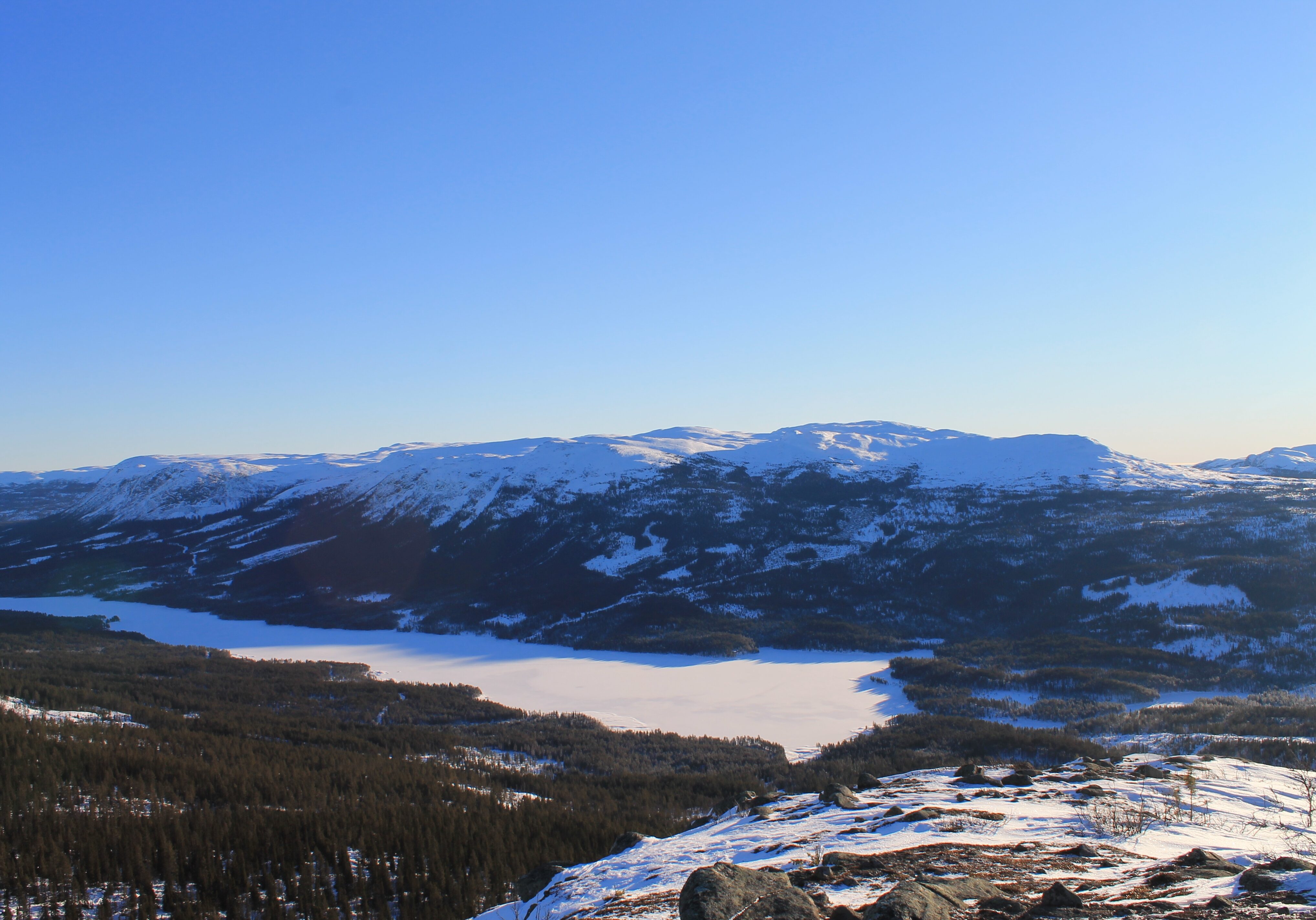 Vassfaret sett fra Nevlingkollen.