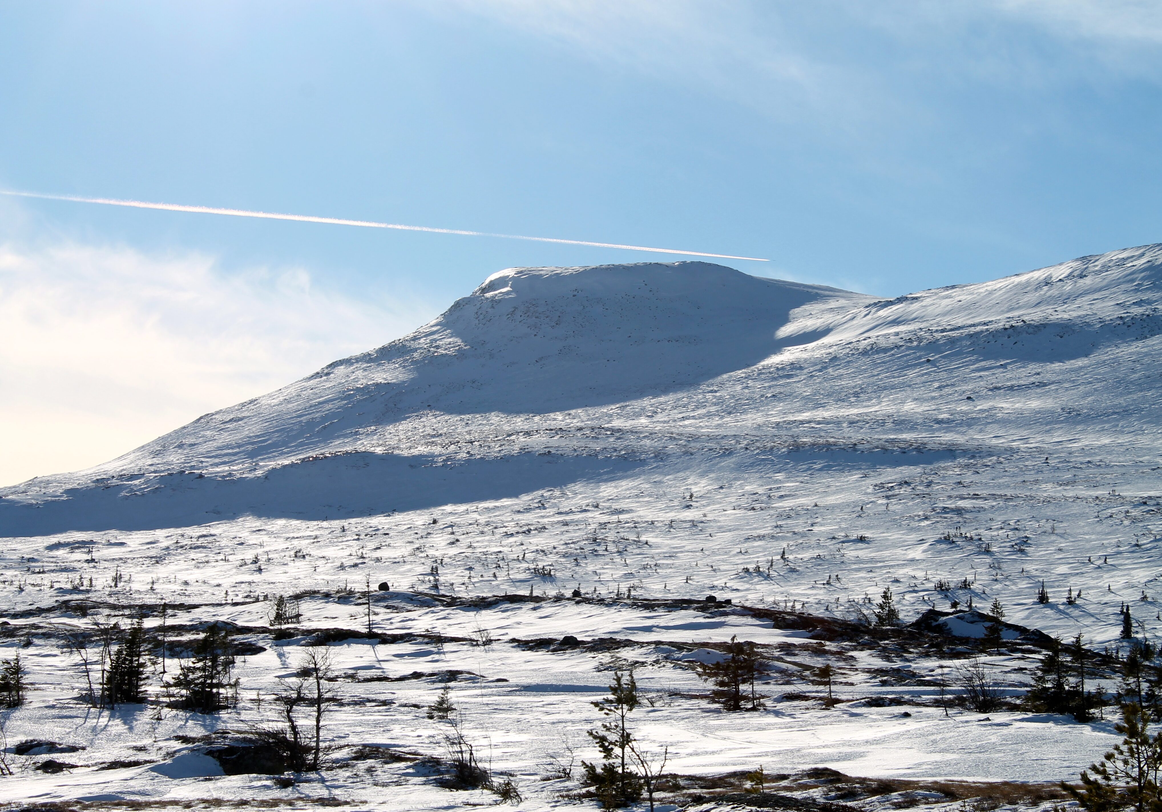 Høgevard (1.459 moh) sett fra Gulsviksætran, et fint utgangspunk for turer på Norefjellsryggen.