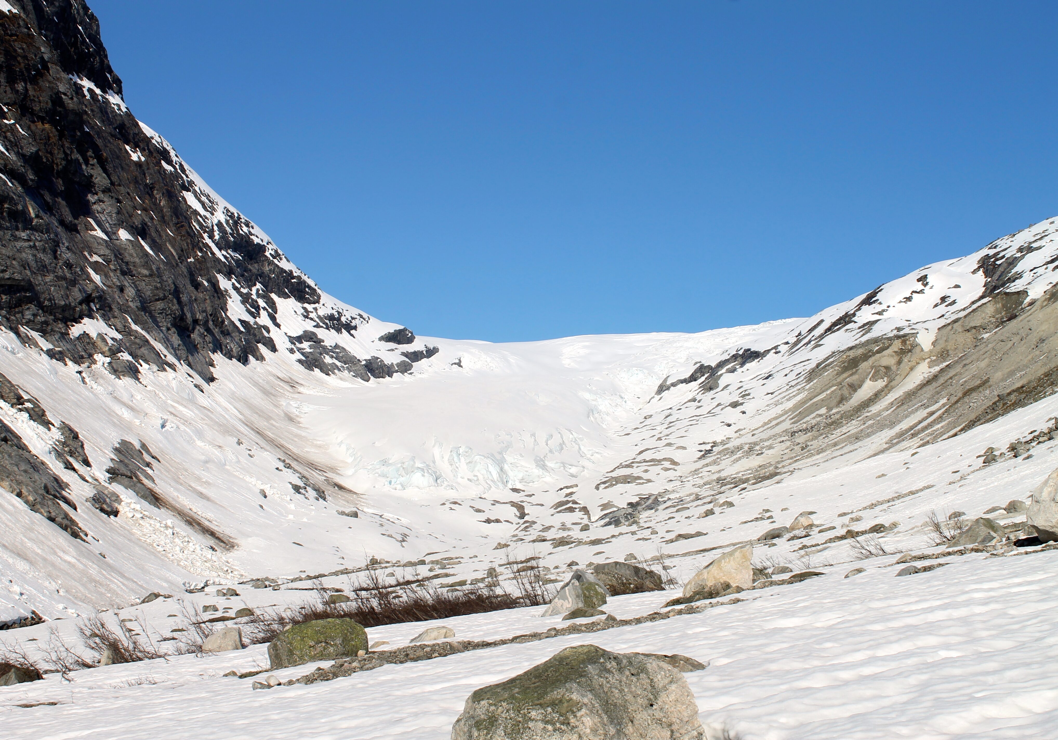 Fåbergstølsbreen er en av Jostedalsbreens mange brarmer.