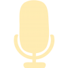 Microphone Vintage Filled Icon_ffecb3