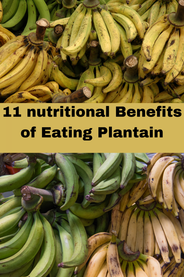 Nutritional Value And Benefits of Eating Of Plantain - Tinuolasblog