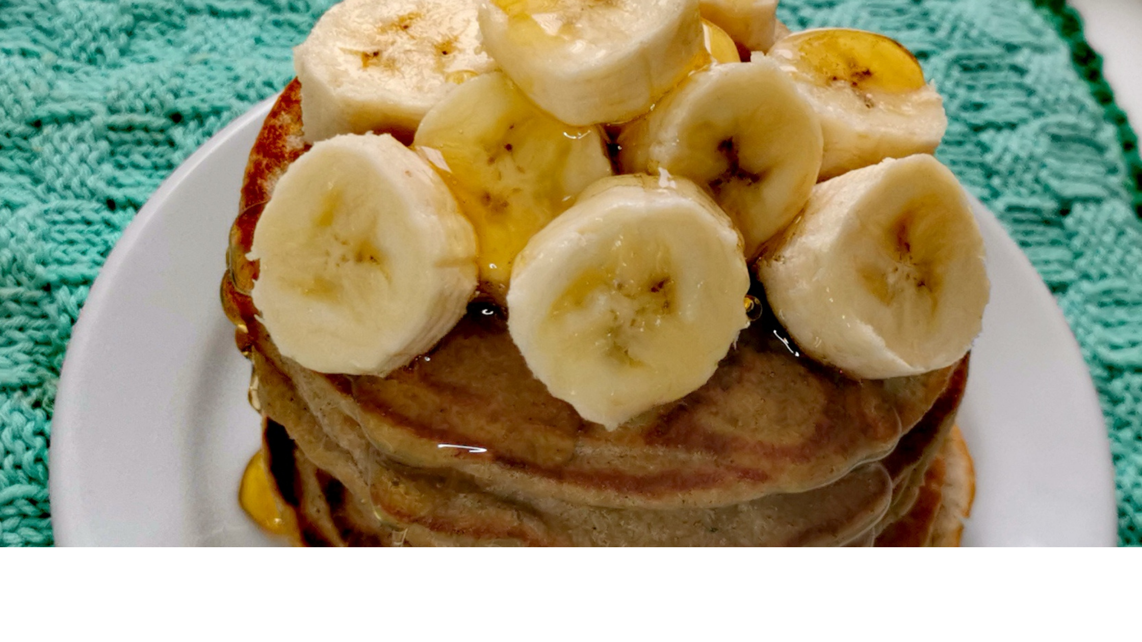 Banana oatmeal pancakes