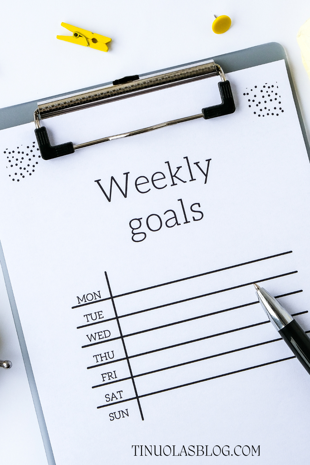 Strategies To Successfully Set Weekly Goals